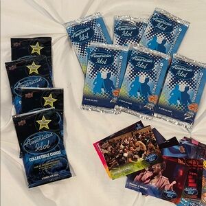 Lot of American Idol Trading Cards Collection